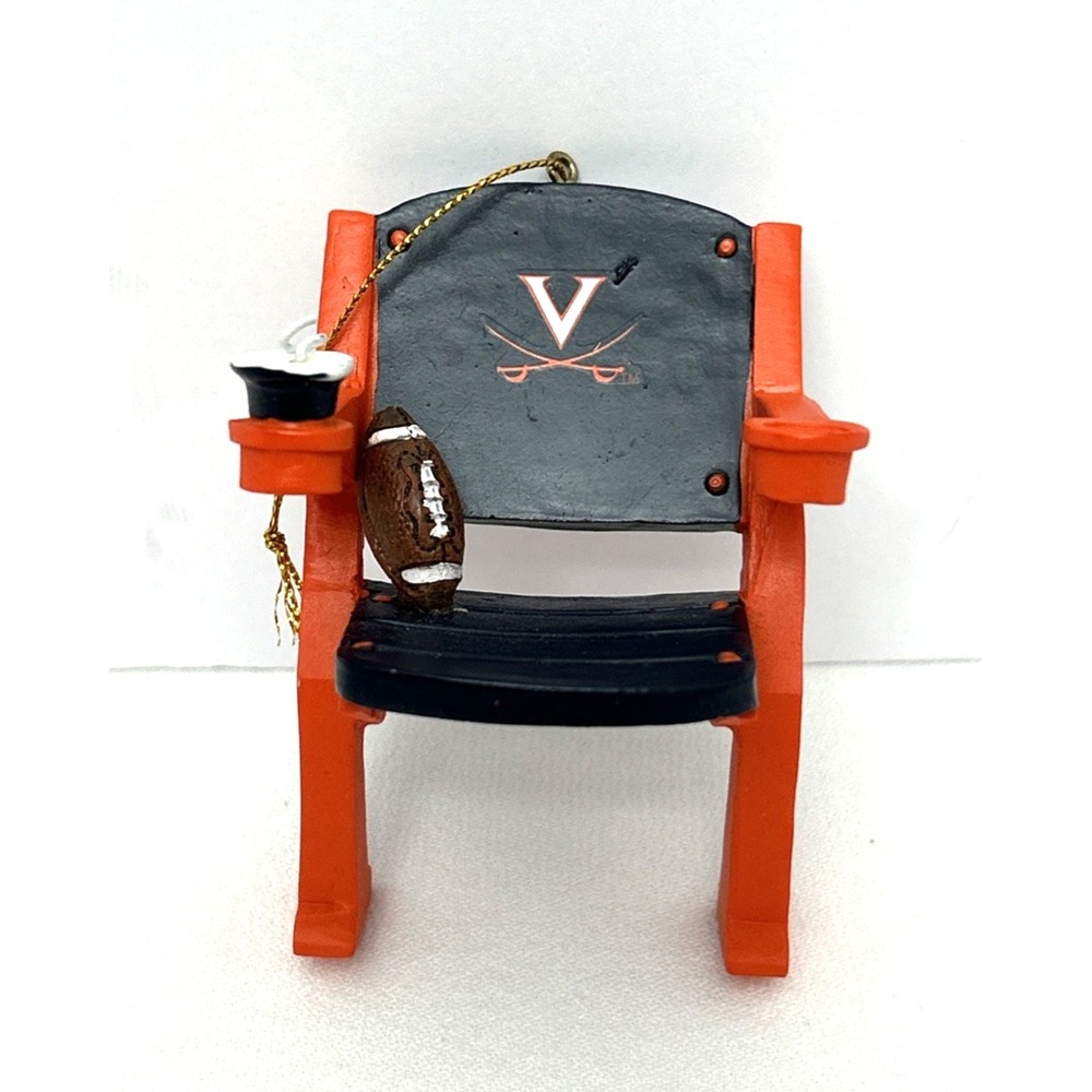 UVA Cavaliers Football Stadium Chair Ornament University of Virginia 3.5" H